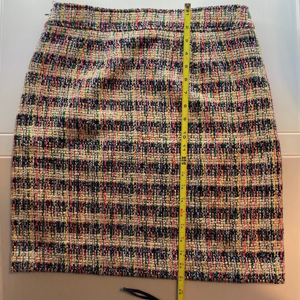Talbots Multicolored Bouclé Tweed Pencil Skirt - Career/Classic Chic NWT S258 - Picture 4 of 8